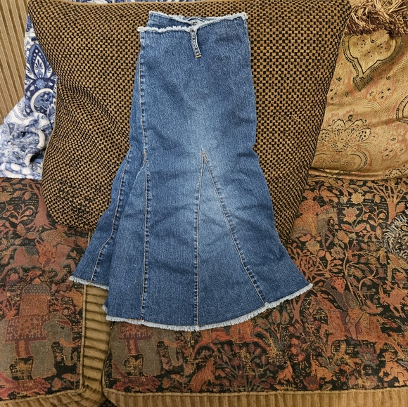 Vintage Old Navy denim Jean skirt size 12 - Picture 3 of 5